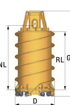 Roller bit core barrel