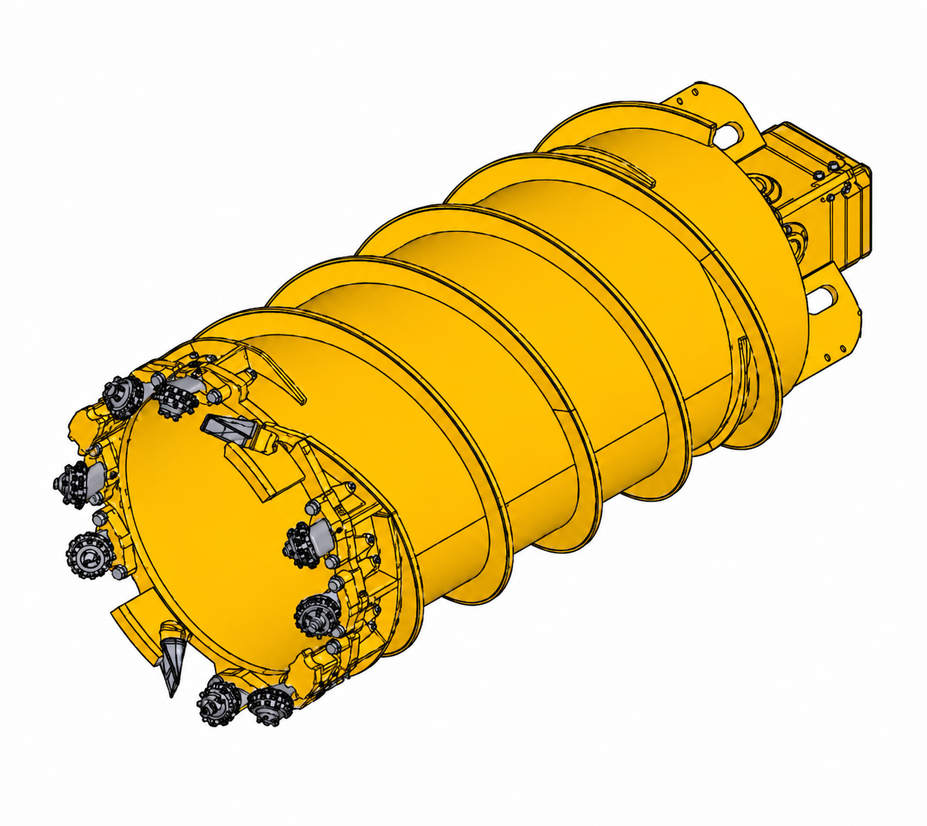  Core Barrel with Roller Bits