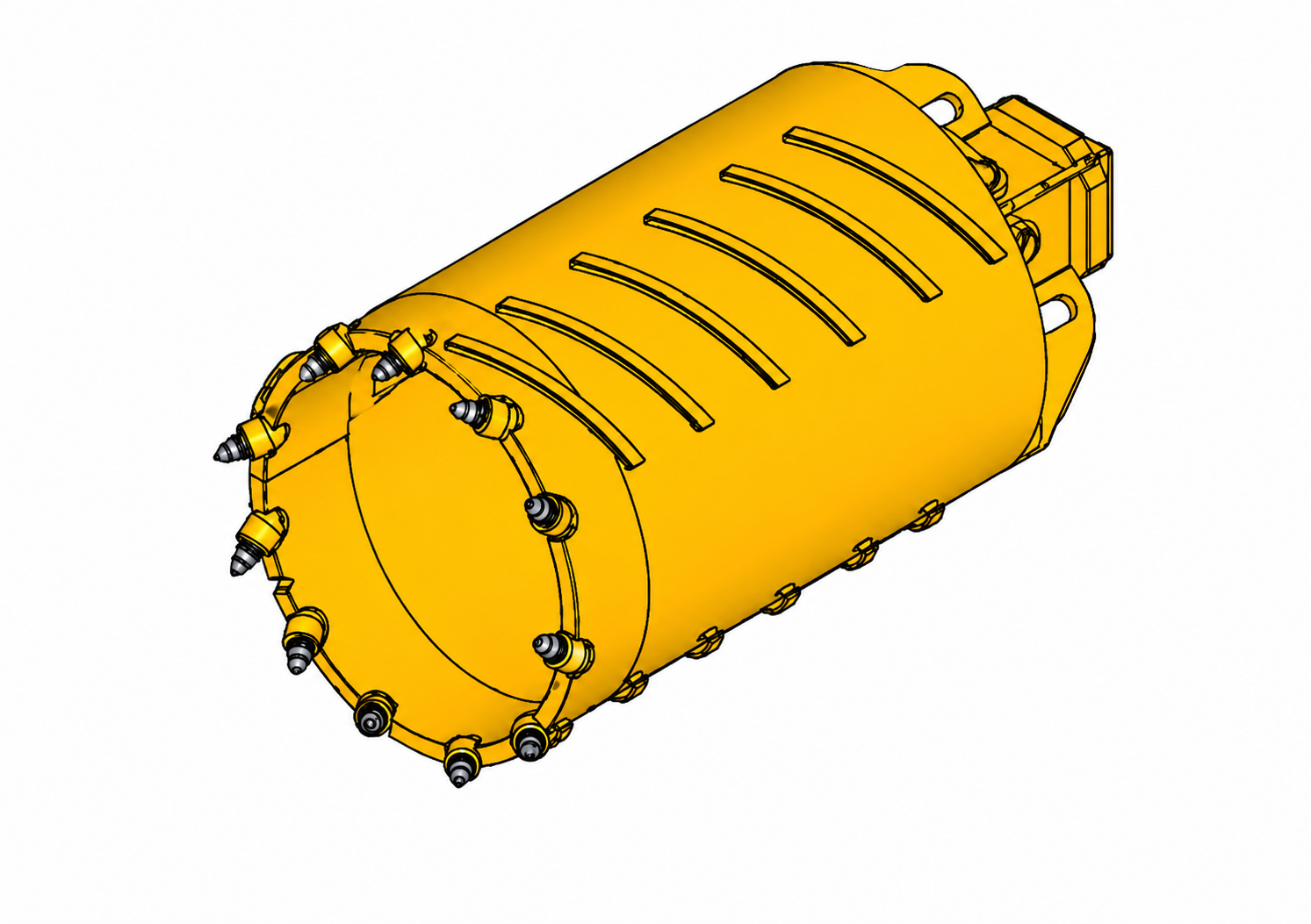 Core Barrel with Bullet Teeth